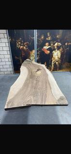 Grote partij notenhout boomstambladen 60stuks, Doe-het-zelf en Verbouw, Hout en Planken, Ophalen, Nieuw, Pallet