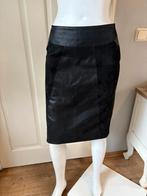 Mart Visser Zwarte Leren Rok Maat 36, Kleding | Dames, Zwart, Ophalen of Verzenden, Zo goed als nieuw, Knielengte