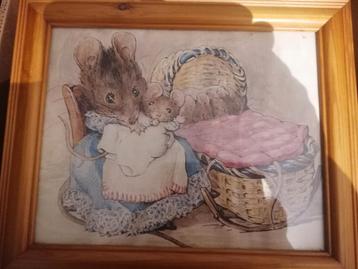 Vera de Muis prenten in houten lijst beschikbaar voor biedingen