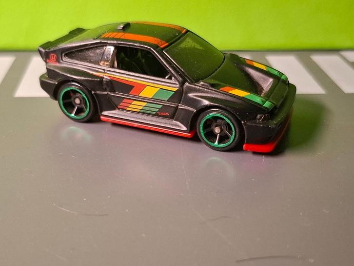 Hotwheels - 1985 Honda CR-X [zwart] 1/60, Hobby en Vrije tijd, Modelauto's | Overige schalen, Gebruikt, Auto, Ophalen of Verzenden