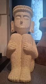 Leuk beige beeldje van een zittend man van J line, Ophalen of Verzenden, Zo goed als nieuw