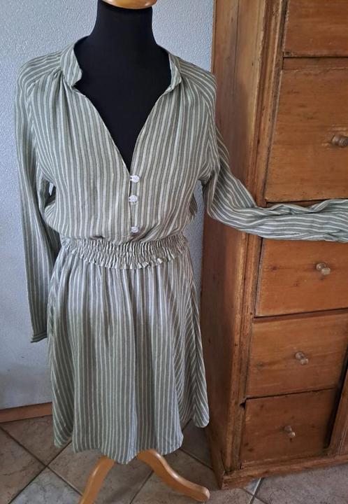 Geisha jurk maat small, Kleding | Dames, Jurken, Zo goed als nieuw, Maat 36 (S), Groen, Boven de knie, Ophalen of Verzenden
