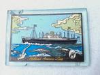 Zeldzame plaquette " Westerdam " Holland America Line, Ophalen of Verzenden, Gebruikt, Motorboot, Overige typen