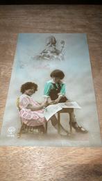 Oude ansichtkaart Sinterklaas Vive St. Nicolas 1924, Verzamelen, Ansichtkaarten | Themakaarten, Ophalen of Verzenden, 1920 tot 1940