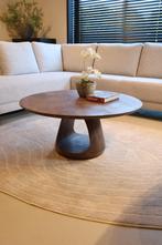 Salontafel Mangohout Ø90cm | Walnoot bruin, Ophalen