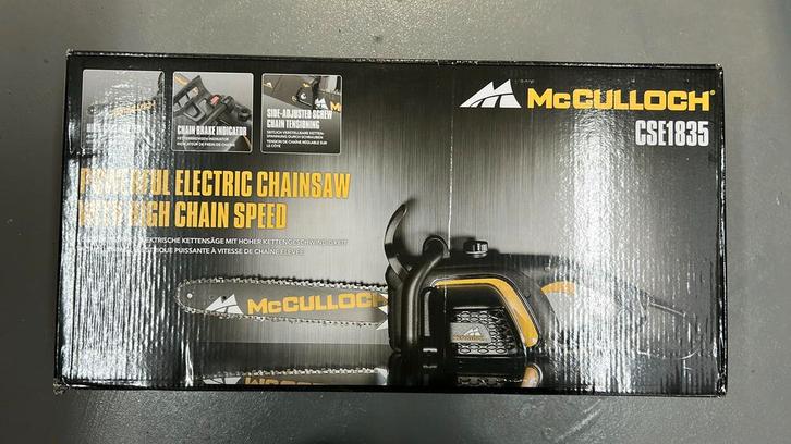 McCulloch CSE 1835 elektrische kettingzaag NIEUW, Tuin en Terras, Hand-tuingereedschap, Nieuw, Ophalen of Verzenden