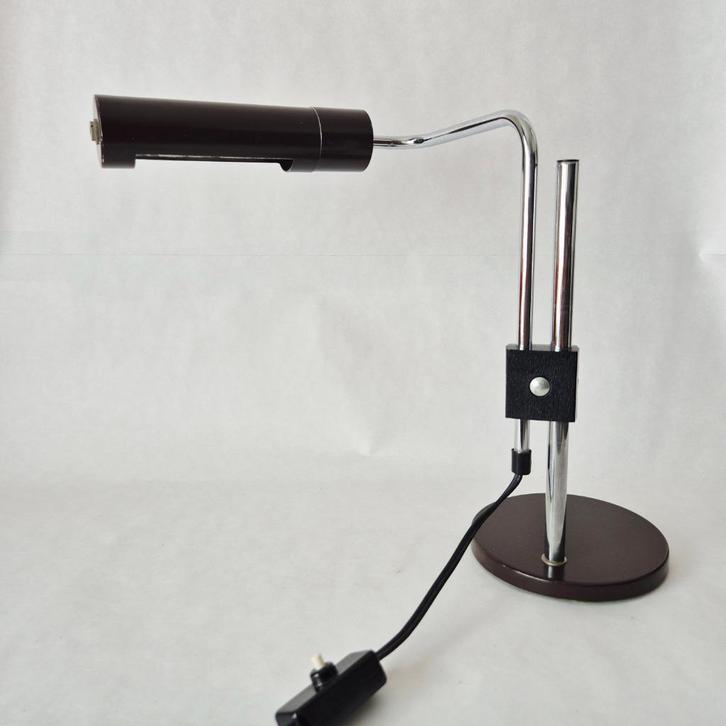 Hala Zeist bureaulamp | Vintage tafellamp, Huis en Inrichting, Lampen | Tafellampen, Gebruikt, Minder dan 50 cm, Metaal, Verzenden