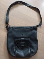 Yves renard schoudertas tas leren tas, Sieraden, Tassen en Uiterlijk, Tassen | Schoudertassen, Overige merken, Zwart, Ophalen of Verzenden