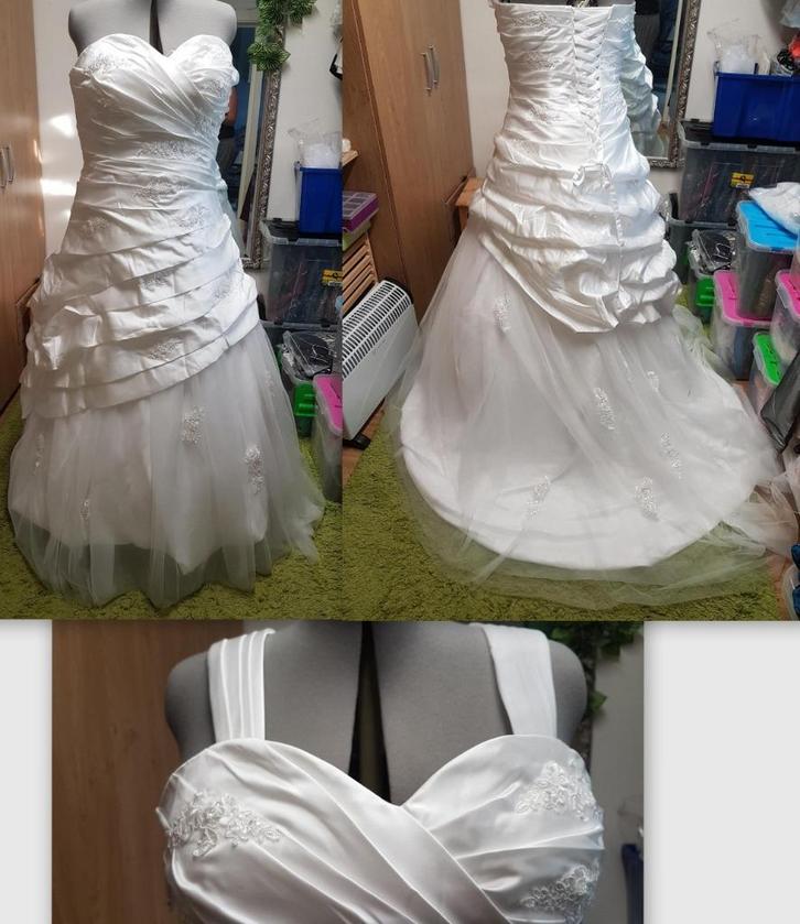 nieuwe bruidsjurk trouwjurk maat 50 ivoor (1), Kleding | Dames, Trouwkleding en Trouwaccessoires, Nieuw, Trouwjurk, Wit, Ophalen of Verzenden