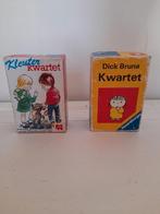 2 vintage kwartetspellen, Dick Bruna met gratis kaarthouder., Verzamelen, Speelkaarten, Jokers en Kwartetten, Kwartet(ten), Gebruikt