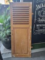 Vintage frans eikenhouten louvre luik, Ophalen