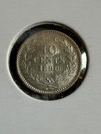 10 cent 1890 Willem III unc, Koning Willem III, Zilver, Ophalen of Verzenden, 10 cent