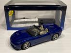 AutoArt Corvette C6 convertible - blauw - 1:18, Hobby en Vrije tijd, Modelauto's | 1:18, Ophalen of Verzenden, Zo goed als nieuw