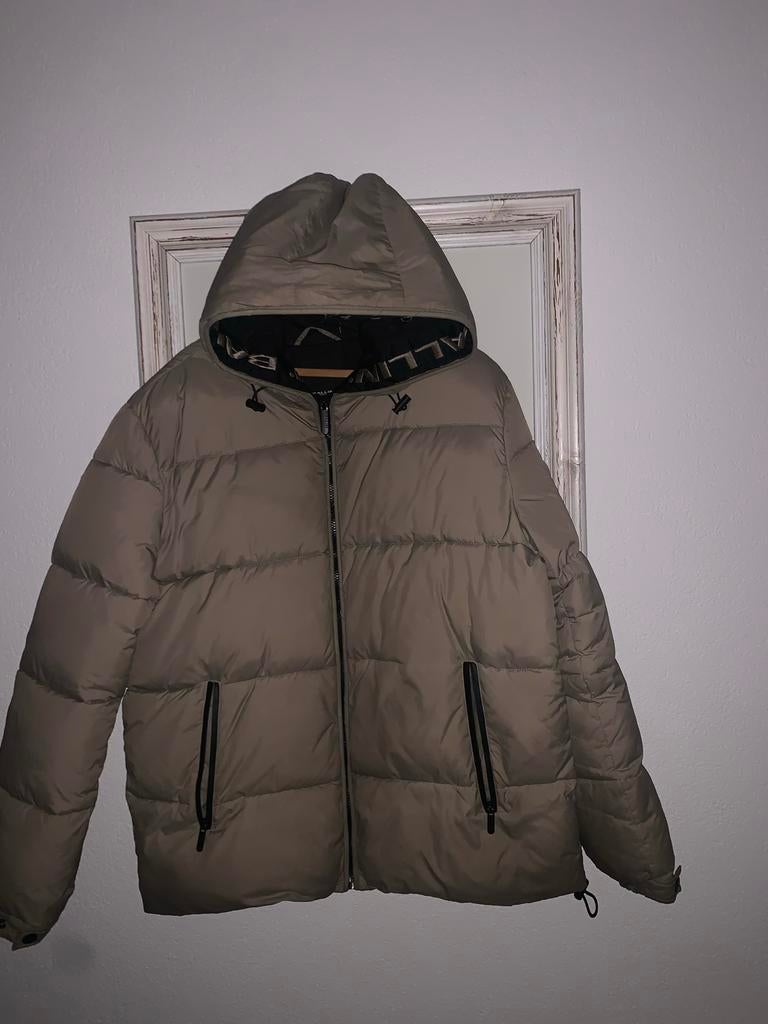 Ballin Amsterdam Puffer Jacket - Beige  maat L zgan, Ophalen of Verzenden, Zo goed als nieuw, Maat 48/50 (M), Beige