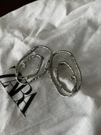 Zara oorbellen zilver met steentjes, Sieraden, Tassen en Uiterlijk, Oorbellen, Verzenden, Zo goed als nieuw, Zilver