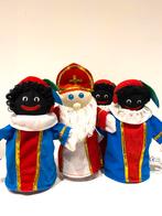 Sinterklaas decoratie - 4 handpoppen Sint & Pieten, Verzenden