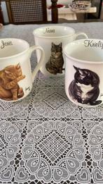 3 Katten mokken Fransien van Westerling, Ophalen of Verzenden, Zo goed als nieuw, Overige stijlen, Kop(pen) en/of Schotel(s)