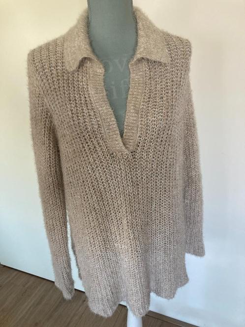 Fluffy trui - Cream, Kleding | Dames, Truien en Vesten, Gedragen, Maat 38/40 (M), Beige, Ophalen of Verzenden
