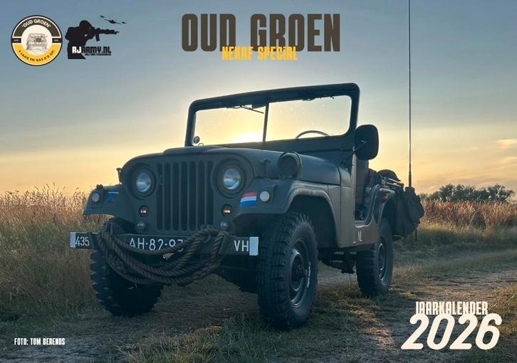 Kalender 2026 NEKAF M38a1 - RJ Army, Diversen, Kalenders, Nieuw, Maandkalender, Ophalen of Verzenden