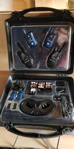 Set walkie talkies (4x) Motorolla in case, Portofoon of Walkie-talkie, Gebruikt, Ophalen of Verzenden, Minder dan 2 km