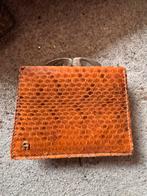Aigner slangen leren portemonne vintage, Ophalen of Verzenden, Gebruikt, Bruin
