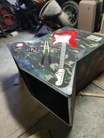 Unieke Mancave salontafel podiumspeaker  gitaar en biljart, Ophalen, Nieuw, 50 tot 100 cm, Metaal