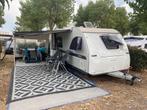Adria Adiva 553 PH bouwjaar 2012 mover en automatische poten, Caravans en Kamperen, Particulier, Adria, Omvormbare zithoek, 5 tot 6 meter