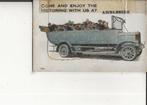 Ambleside Leporello 12 fotootjes gezelschap in auto, Verzenden, Voor 1920, Ongelopen, Engeland