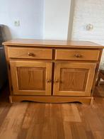 Houten kastje met deuren en lades, Minder dan 50 cm, Gebruikt, Eikenhout, Ophalen of Verzenden