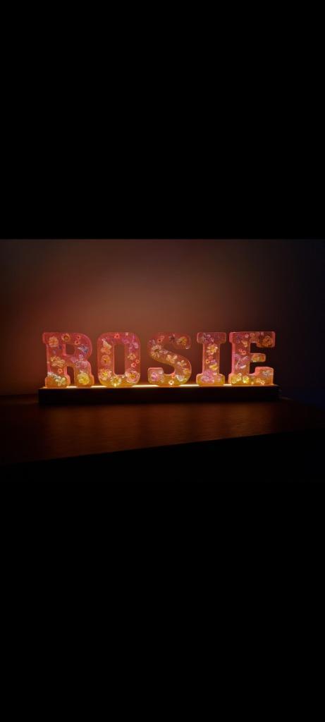 Gepersonaliseerde Nachtlampjes @hobbyfemm, Huis en Inrichting, Lampen | Losse lampen, Nieuw, Led-lamp, Minder dan 30 watt, E27 (groot)
