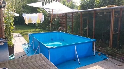 Bestway zwembad 300 x200 x 66 cm inclusief accessoires, Tuin en Terras, Zwembaden, Gebruikt, Minder dan 80 cm, 200 tot 400 cm