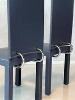 Arcalla eetkamerstoelen set 4x B&B Italia Paolo Piva vintage, Gebruikt, Vintage, Ophalen of Verzenden, Metaal