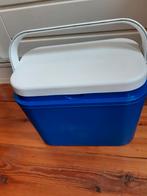 Blauwe koelbox cooler 10L hengsel + 3 gratis coolelementen, Koelelement, Koelbox