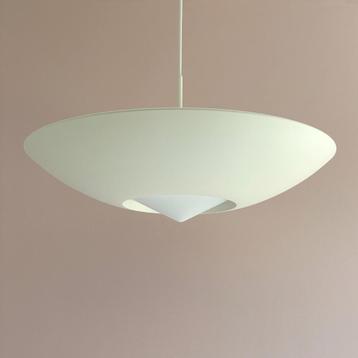 XXL vintage Scandinavische LAMP Thorn Sweden wit metaal MCM beschikbaar voor biedingen