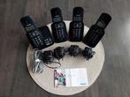 Philips CD181/CD186 draadloze telefoon + 3 handsets + boekje, Telecommunicatie, Vaste telefoons | Handsets en Draadloos, Ophalen of Verzenden