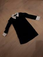 Wednesday Addams Carnavalspak - Maat 122/128, Kleding | Dames, Jurken, Zwart, Ophalen of Verzenden, Zo goed als nieuw, Knielengte