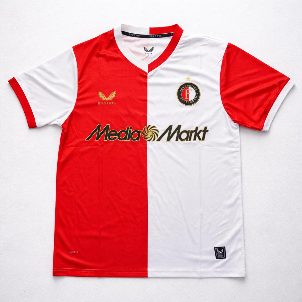 Feyenoord thuisshirt rood/wit – Nieuw -, Sport en Fitness, Voetbal, Nieuw, Shirt, Maat L, Ophalen of Verzenden