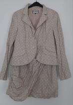 pak van Scarva, Kleding | Dames, Beige, Kostuum of Pak, Maat 38/40 (M), Ophalen of Verzenden