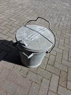 Zinken vuilnisemmer-Amsterdam-, Tuin en Terras, Ophalen of Verzenden, Gebruikt