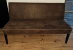 Donker bruine eettafelbank, Huis en Inrichting, Stoelen, Ophalen, Zo goed als nieuw, Bruin, Eén