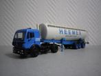 Herpa Mercedes sk 94, silotrailer Heemex Heemstede, Gebruikt, Ophalen of Verzenden, Bus of Vrachtwagen, Herpa