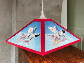 Top Gun vintage 1980s straaljager hanglamp lamp piloot rood