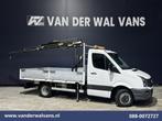 Volkswagen Crafter 2.0 TDI Pick up Open Laadbak 1000kg KRAAN, Auto's, Bestelauto's, Euro 5, Gebruikt, Zwart, 4 cilinders