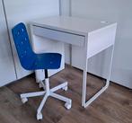 Zgan Ikea Micke bureau met Ikea Jules (kinder) bureaustoel, Zo goed als nieuw, Ophalen, Bureau