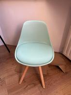 Leuke mintgroene stoel, Huis en Inrichting, Stoelen, Overige kleuren, Ophalen of Verzenden, Zo goed als nieuw, Eén