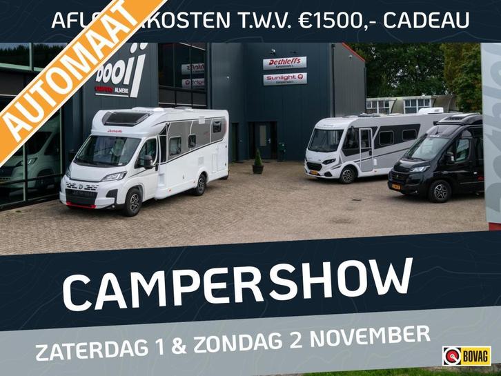 Dethleffs Just Go T 7055 EB Automaat + Hefbed, Caravans en Kamperen, Campers, tot en met 4, Half-integraal, Dethleffs, Diesel