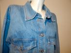 Stieglitz baggy jeans jack merk stiksel rug en op kraag M, Maat 38/40 (M), Stieglitz, Zo goed als nieuw, Jasje