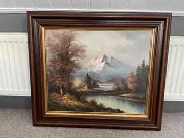 schilderij olieverf E. Schäfer gesigneerd beschikbaar voor biedingen