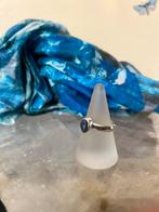 Saffier geluk beschermt intuïtie meditatie inzicht magie TIP, Sieraden, Tassen en Uiterlijk, Ringen, Nieuw, 18 tot 19, Blauw, Met edelsteen