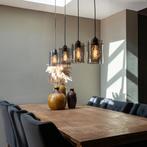 Mooie hanglamp rookglas als nieuw, Ophalen, Zo goed als nieuw, Minder dan 50 cm